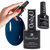 lakier do paznokci granatowy hybryda z połyskiem uv onlyu 7,3ml