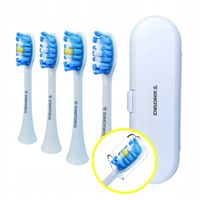 Końcówki soniczne do GRUNDIG TB 8731 TB 8730 Białe zamiennik + ETUI