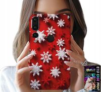 ETUI DO HUAWEI P20 PRO - PŁATKI ŚNIEGU, ŚNIEG, GWIAZDKI, ŚWIĘTA