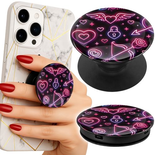 Uchwyt do telefonu Popsocket na palce/stojak WALENTYNKOWY WZÓR na Arena.pl