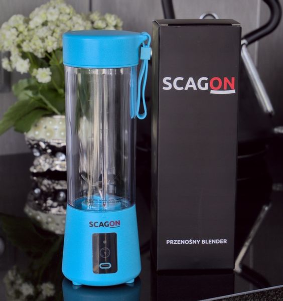 BLENDER BLENDY SCAGON PRZENOŚNY SHAKER Niebieski zdjęcie 13