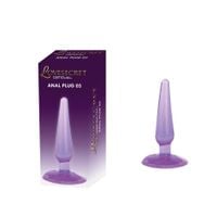 korek analny lovesecret z przyssawką fioletowy 11 cm