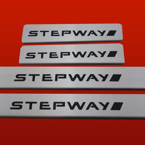 Listwa progowa DACIA SANDERO MK2 STEPWAY Stal nierdzewna 304 mat 4szt na Arena.pl