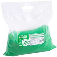 kolorowy cukier do waty cukrowej zielony o smaku gumy balonowej 5kg