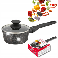 Rondel marmurowy 1.2L 16cm z pokrywką, nieprzywierający, KLAUSBERG