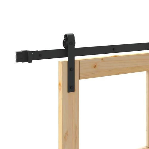 Drzwi przesuwne ORKDAL Brązowy 83 x 232 cm Lite drewno sosnowe na Arena.pl