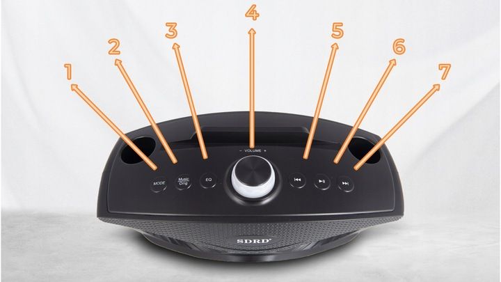 KARAOKE BEZPRZEWODOWY ZESTAW GŁOŚNIK 2 MIKROFONY BLUETOOTH NA IMPREZY SUPER zdjęcie 2