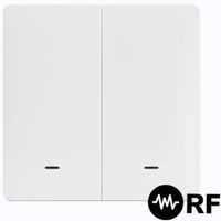 Pilot Przełącznik na ścianę 2 strefy Bateryjny Seria PX RF 2.4GHz PSMART