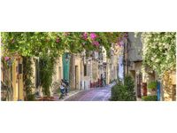 100X40CM DOMY DZIELNICY PLAKA OBRAZ DREWNO