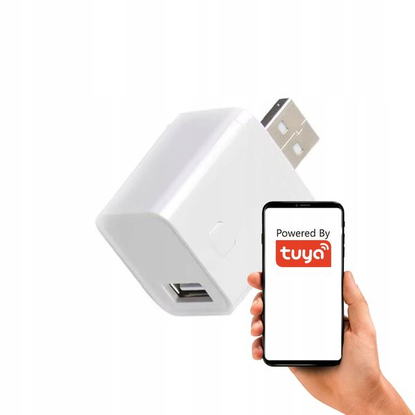 Inteligentny Mini Przełącznik Adapter USB 1 port 5-12V ZigBee TUYA Smart zdjęcie 1