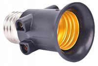 ROZGAŁĘŹNIK PRZEDŁUŻACZ ŻARÓWKI ZŁODZIEJKA E27