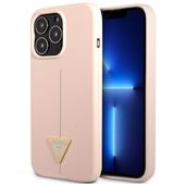 Guess GUHCP13XSLTGP iPhone 13 Pro Max 6,7" różowy/pink hardcase Silicone
