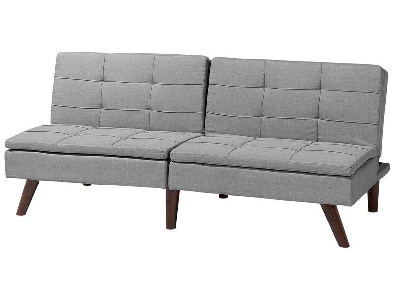 Sofa rozkładana jasnoszara RONNE zdjęcie 4