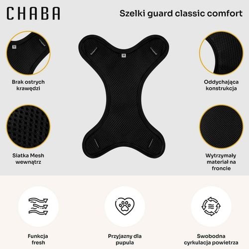 CHABA Szelki Guard Comfort Classic M fuksja na Arena.pl