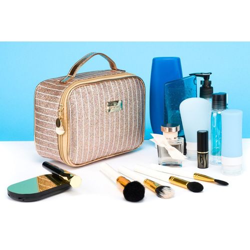 praktyczna podróżna kosmetyczka damska z uchwytem - peterson na Arena.pl