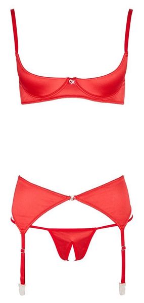 Shelf Bra Set Red 85B/L zdjęcie 4