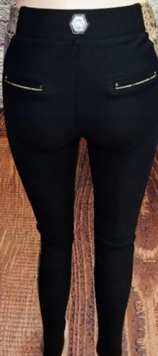 SPODNIE ESPARANTO z lampasami z imitacji skóry węża PREMIUM roz S na Arena.pl