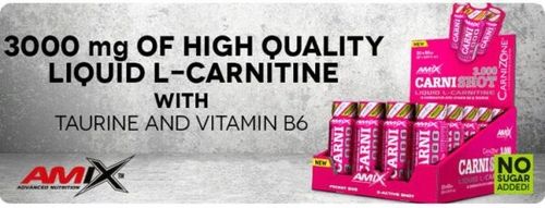 SPALACZ TŁUSZCZU KARNITYNA Mocna Formuła w płynie L carnitine 3000 SHOT X20 na Arena.pl