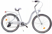 Rower Dallas Składak Alu 28" 7spd - biały
