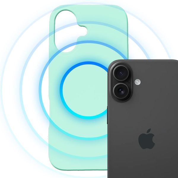 apple iphone 16 - 3mk hardy magsilicone teal zdjęcie 3