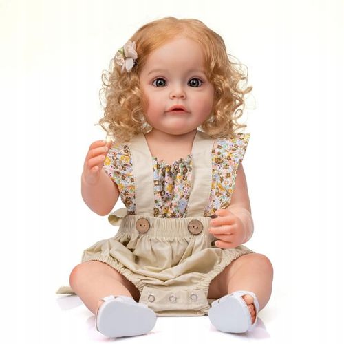 Lalka realistyczna odrodzona dziecko 55cm zmywalny, Jak prawdziwe niemowlę na Arena.pl