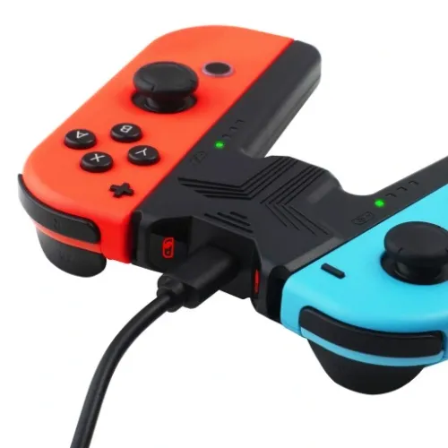 UCHWYT JOY-CON GRIP ŁADOWARKA DO NINTENDO SWITCH OLED PAD na Arena.pl