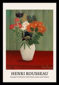 Plakat 20x30cm Design Bouquet of Flowers, Rousseau Vintage do Salonu