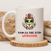 CHAMSKI KUBEK BEZ CENZURY | ŚMIESZNY PREZENT | DO PRACY BIURA DOMU | 330 ml