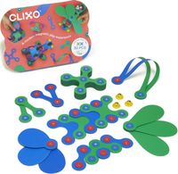 CLIXO Crew Blue & Green - zestaw magnetyczny 30 sztuk