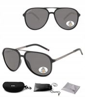 Okulary Pilotki Przeciwsłoneczne Polaryzacyjne Męskie Damskie + Gratisy