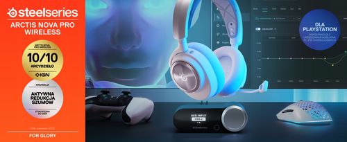 Słuchawki SteelSeries Arctis Nova Pro Wireless P White na Arena.pl
