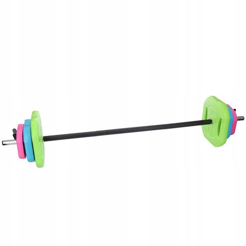 SZTANGA Z OBCIĄŻENIEM BITUMICZNYM ZESTAW GRYF SKŁADANA TRENINGOWA 2,5-24 kg na Arena.pl