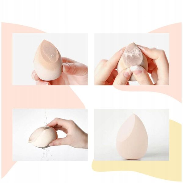 Gąbka do Makijażu Blender Ścięty Jasnoróżowy zdjęcie 8