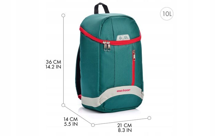 PLECAK TERMICZNY METEOR ARCTIC 10l na plażę rower piknik lekki kompaktowy zdjęcie 5