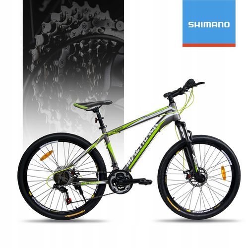 ROWER GÓRSKI MTB 26 SHIMANO 21 BIEGÓW SHIMANO 2xTarcze RAMA 18" KOŁA 26" na Arena.pl