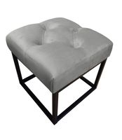 Pufa CHESTERFIELD LOFT ławka podnóżek metal MG17