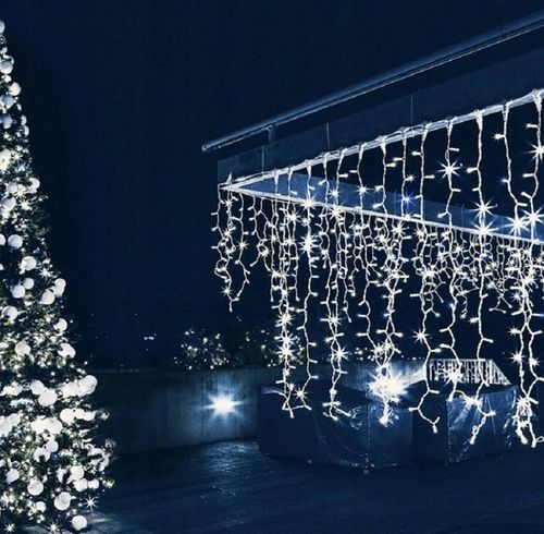 SOPLE GIRLANDA KURTYNA 300 LED ZIMNY BIAŁY + FLASH (ZIMNY BIAŁY) na Arena.pl