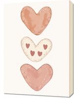 Obraz 50x70cm Wzory dla Dzieci, Dziewczynki i Chłopca - Serca 2