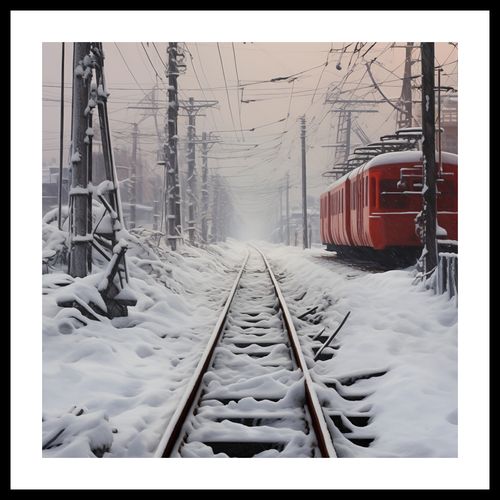 Plakat 40x40cm Podróż po Torach na Arena.pl