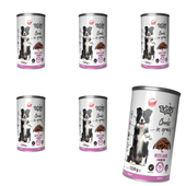 MOKRA KARMA DLA PSA TufTuf Puszka kawałki mięsne z jagnięciną 6x1250g