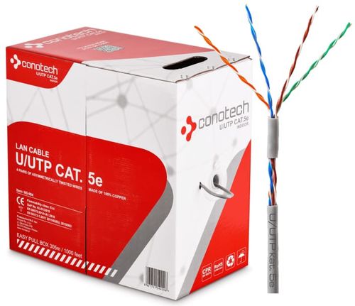 Kabel sieciowy U/UTP LAN kat. 5e Conotech na metry na Arena.pl