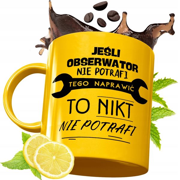 Złoty Kubek Premium Dla Obserwatora Prezent Z Nadrukiem Ze Zdjęciem zdjęcie 1