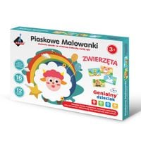 piaskowa malowanka zwierzątka 7668