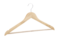 Wieszaki drewniane lakierowane komplet 10 sztuk naturalne