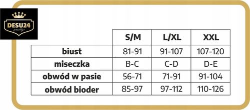 Seksowny Strój Set Passion Acanta R. S/M na Arena.pl