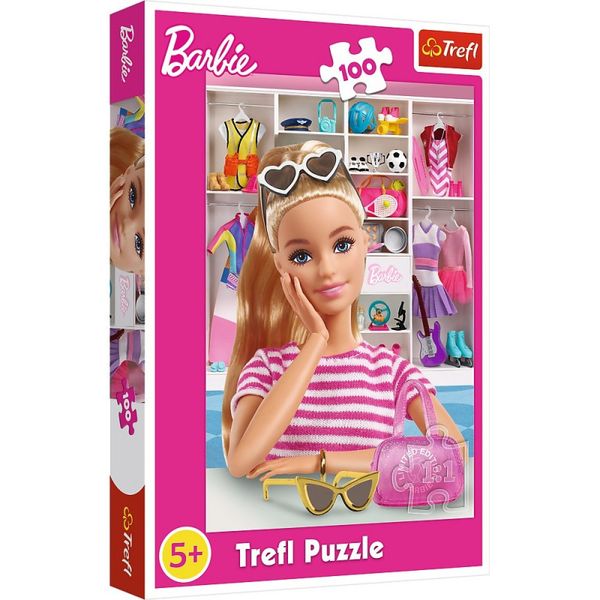 Puzzle 100 elementow Poznaj Barbie zdjęcie 1