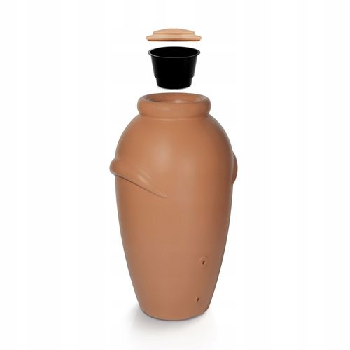 Zbiornik AQUACAN BABY 210 l + przyłącza | Terakota, Pojemność: 210 l, Wymiary 56x60x113 cm, Kolor Terakota, Waterform, Prosperplast na Arena.pl