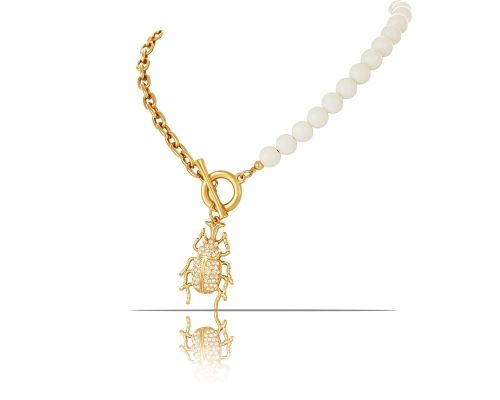 naszyjnik ze skarabeuszem z kolekcji beetle brilliance (c23/zim/07au) na Arena.pl