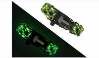 Bransoletka geckon bushmen luminescencyjna paracord 3m krzesiwo, gwizdek