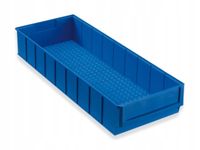 Pojemnik magazynowy, Kuweta warsztatowa, 50x18x8cm, Kolor Niebieski